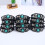 12pcs Zodiac Multilayer Leather Cuff Bracelets for Couples 16