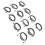 12pcs Zodiac Multilayer Leather Cuff Bracelets for Couples 13