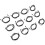 12pcs Zodiac Multilayer Leather Cuff Bracelets for Couples 12