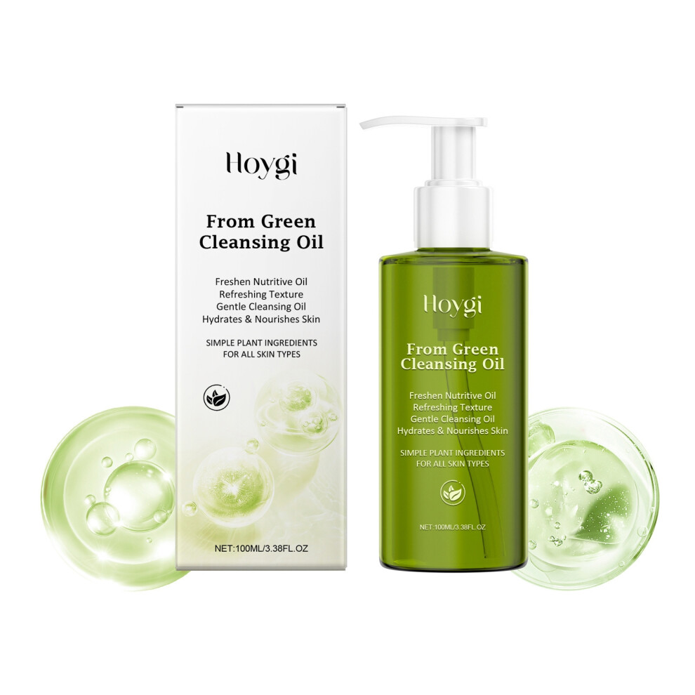 (100ml) Gentle makeup remover oil Gentle skin-friendly makeup remover Translucent deep cleansing face and lips makeup refreshing and not sticky