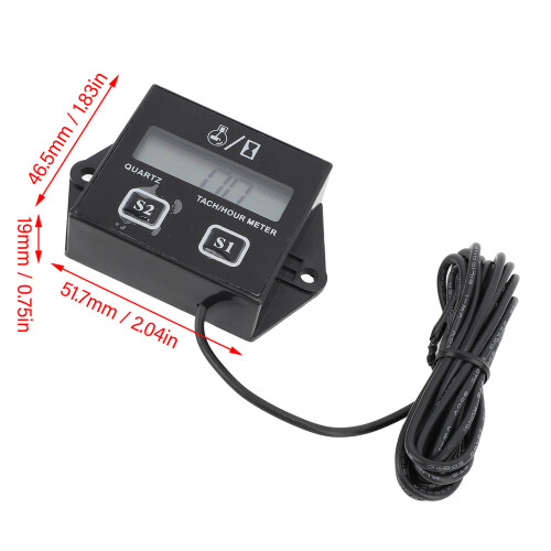 Precise Chainsaw RPM Digital Tach Meter with Multiple Measurements 1
