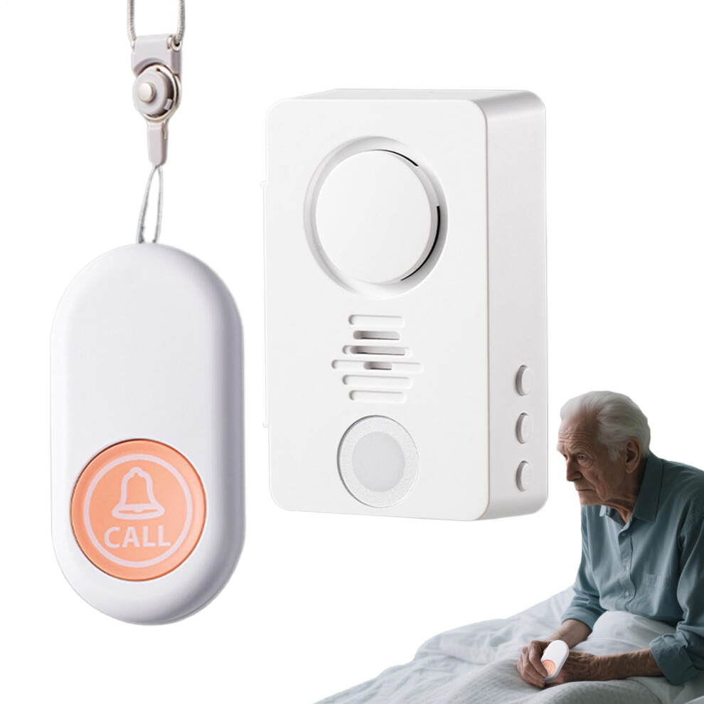 Wireless Night Alarm Energy-Efficient Cordless Bedside Alarm For Elderly Adults Children Bedwetters
