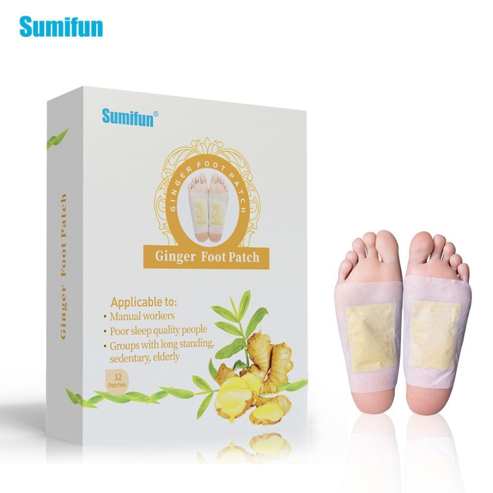 12 tablets/box Ginger foot patch Plaster Health plaster-image-OPC-PJGD6C8-NEW