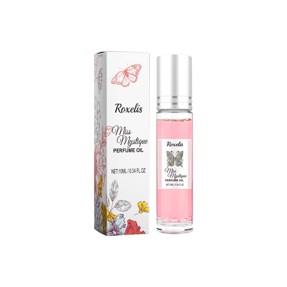 (10ml) Rolling Rose Perfume Portable Small Bottle Perfume Charming Natural Fresh Long-lasting Fragrance Pheromone Fragrance