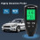 Auto Car Coating Thickness Gauge, ABS, 0-2000um, Black 10