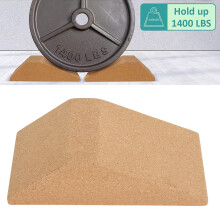 Workout Cork Wedge Block 12”x6”x4” for Balance and Fitness Training
