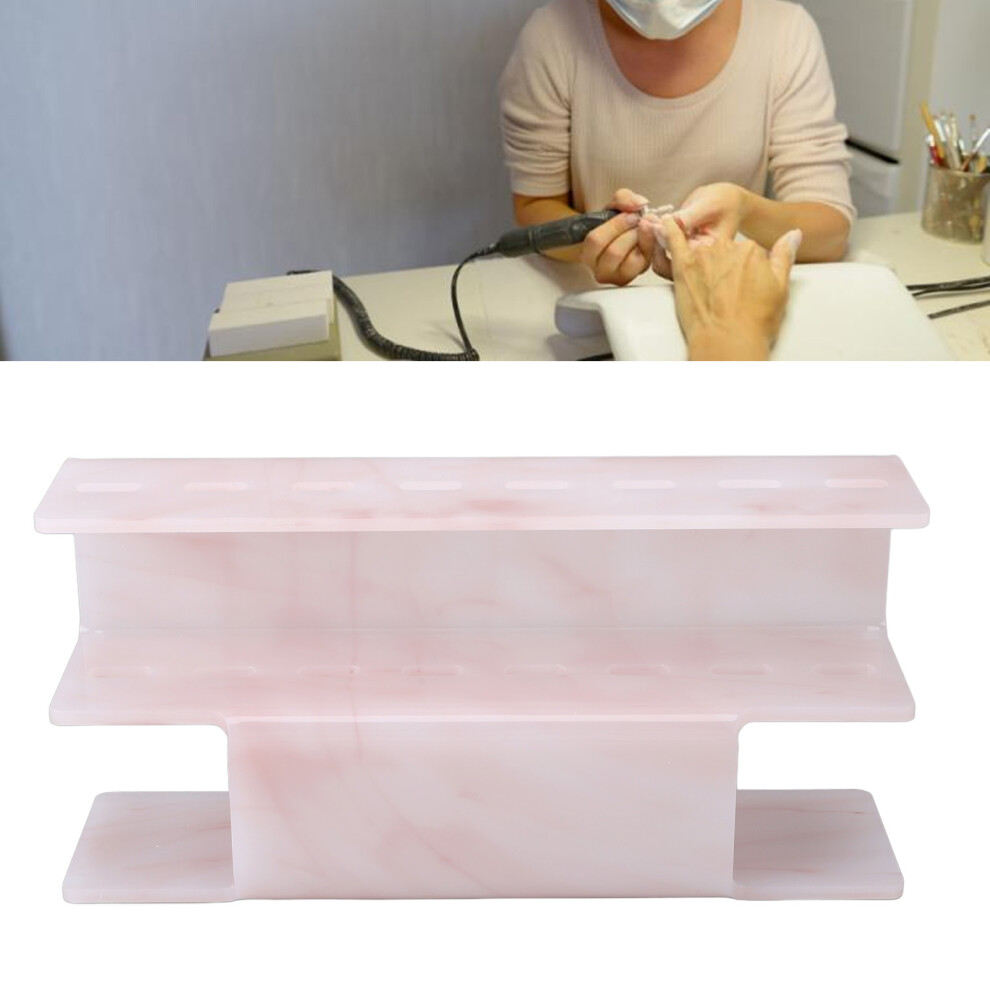 Portable Eyelash Tweezers Stand with 8 Holes Sturdy Plastic Space-Saving