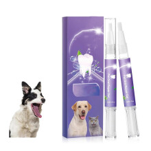 Pet Oral Repair Gel Advanced Dog Teeth Cleaning Pen Set With Whitening And Tartar Control Breath Freshening (4 Pieces)