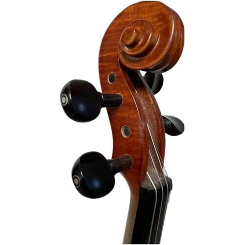 Violin 4/4 Size, Flame-Back Maple, Ebony Fittings, Accessories Included 1