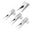 Lightweight Silver Eyeliner Sharpener with Easy-Grip and Cleaning Cover 3