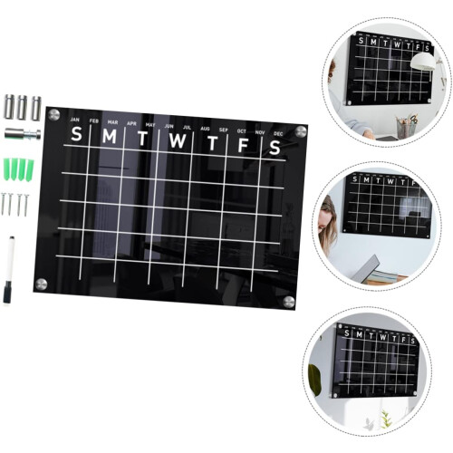 Erasable Display Board For Notes - One Set Multifunction Memo Board With Push Pins And Whiteboard Marker - Weekly Plans 2