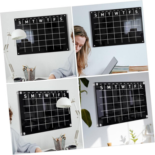 Erasable Display Board For Notes - One Set Multifunction Memo Board With Push Pins And Whiteboard Marker - Weekly Plans 1