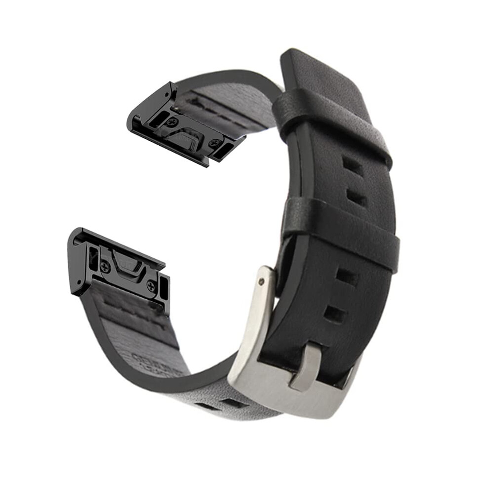 Leather Quick-Release Watch Band For Garmin Fenix 7X 7 6 6X Pro 5 5X Plus 3 Hr 26Mm And 22Mm Widths 6482260461694