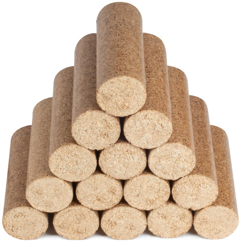 (15x Logs) High Heat Firewood Logs, Long Burn Time