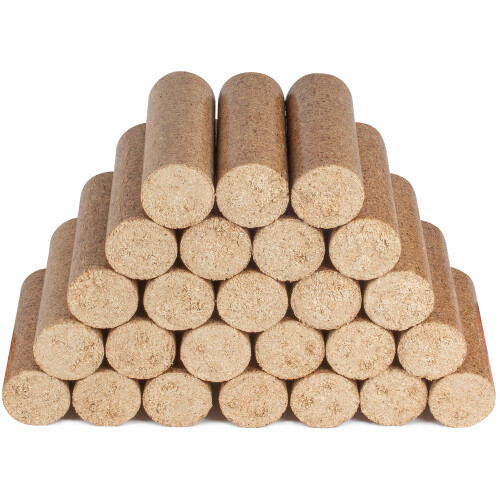 (25x Logs) High Heat Firewood Logs, Long Burn Time