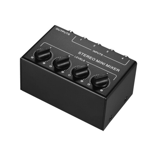 Mini Audio Mixer Stereo USB Interface For Smartphone Recording