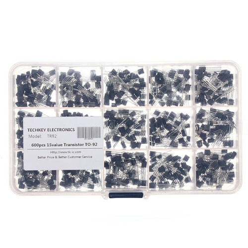 3 Set 600 Pcs 15 Value Transistor TO-92 Assortment Box Kit With Box 1