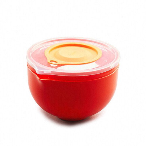 (Orange) Multi-functional Fruit And Vegetable Drain Basket Filtering Tools Strainer