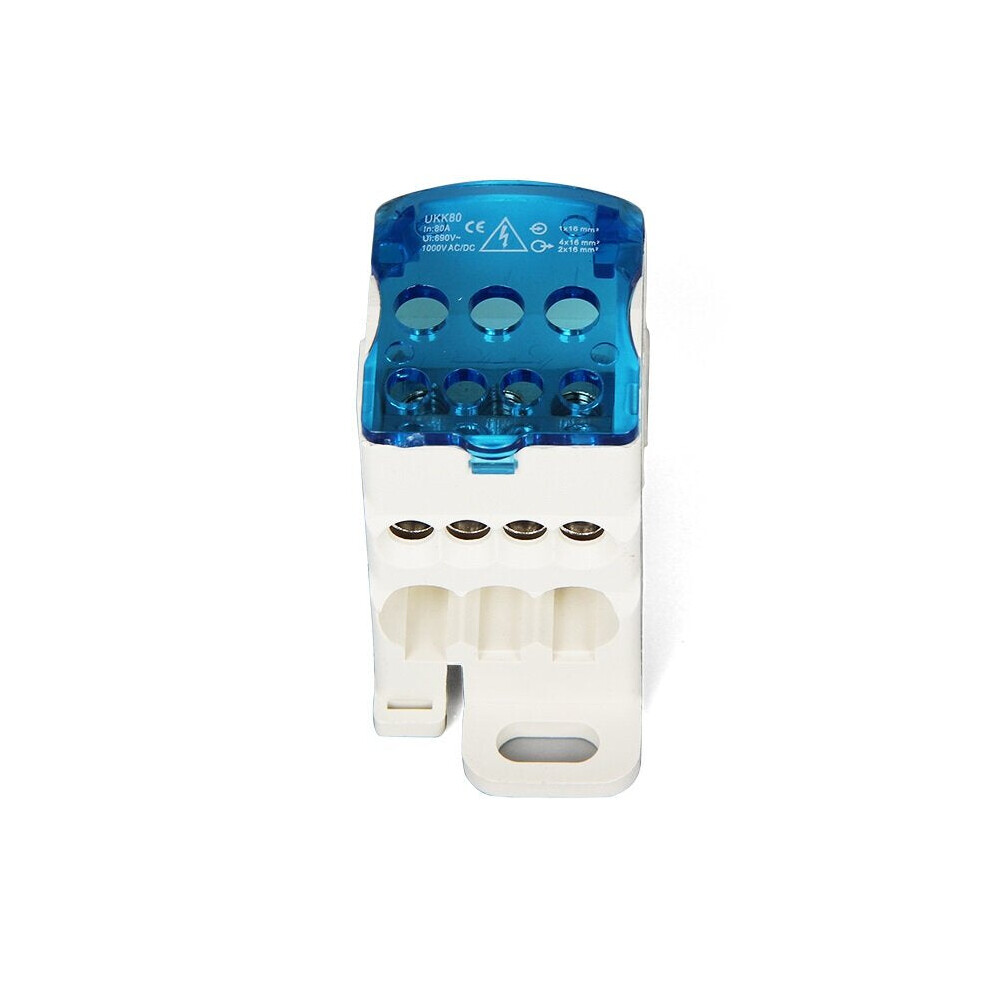 1 In 6 Out Terminal Block Din Rail Distribution Box Universal Electric Wire Connector Box 8727971774793