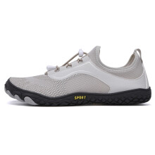 (HY-2303-Gray, EU37) Man Aqua Shoes Unisex Barefoot Water Sneakers Multifunctional Summer Sandals Seaside Beach Slipper Surfing Fishing Footwear New