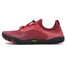 (HY-2303-Red, EU43) Man Aqua Shoes Unisex Barefoot Water Sneakers Multifunctional Summer Sandals Seaside Beach Slipper Surfing Fishing Footwear New