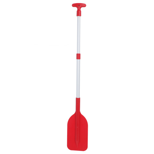 Aluminum Alloy Inflatable Boat Paddle, Adjustable 54-110cm, Red 2