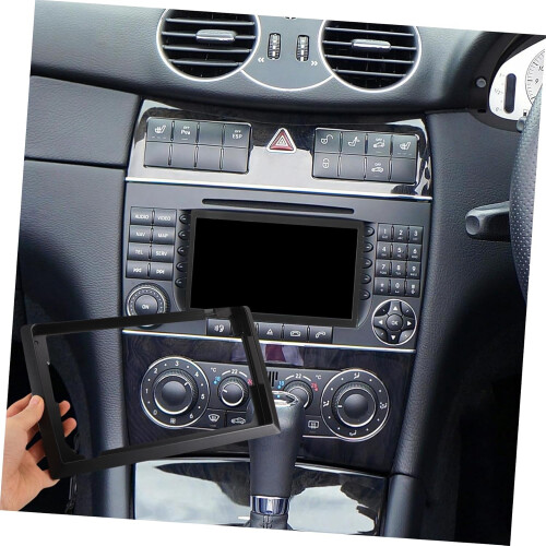 Modification Box Car Navigation Protection Frame ABS Black Universal Fit For Navigation Screens And Accessories 2