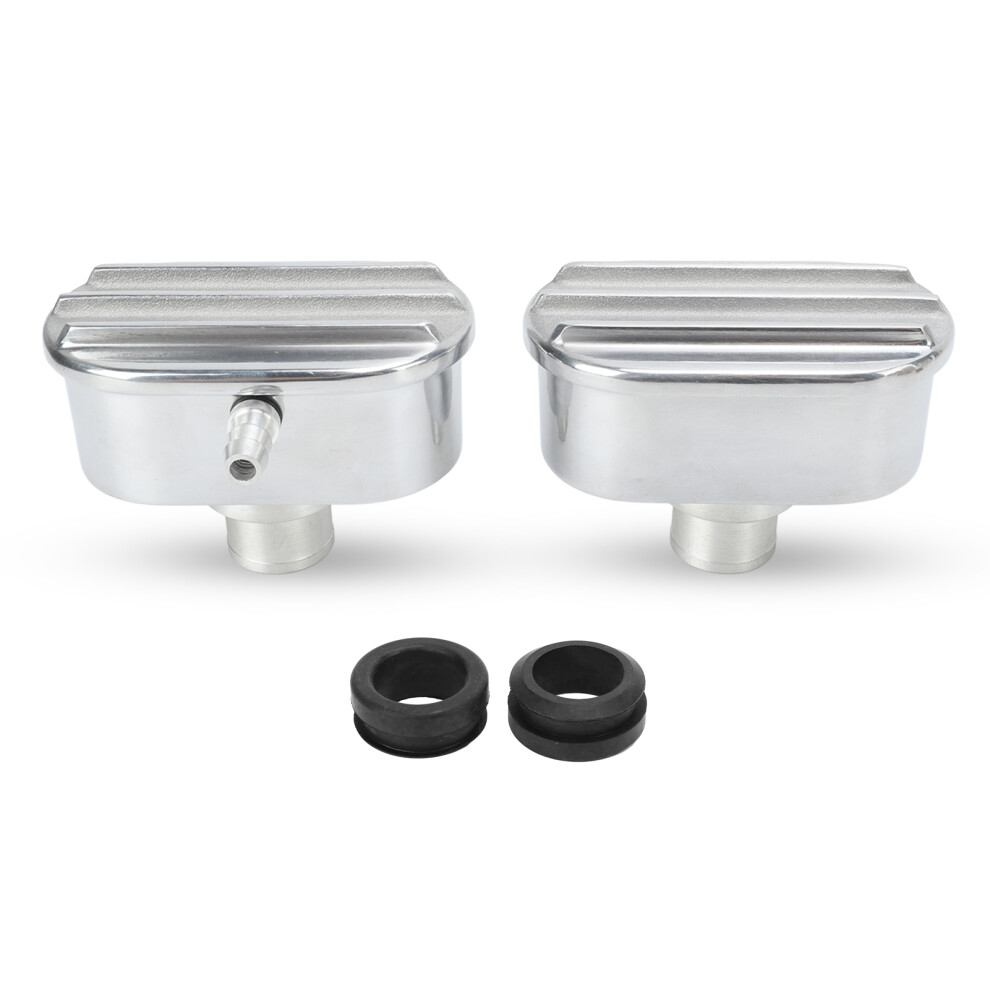 Aluminum Valve Cover Breather Pcv Combo Kit Finned 9121376285455