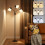 Homcom HOMCOM Arc Tree Floor Lamp with 3000K/4500K/6500K Colour Temperatures Black 9