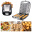 Electric Walnut Cake Maker 1400W, 24pcs Capacity, Non-Stick, Black 5