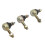 3 Pcs Tie Rod Ends 7540 7539 Ball Joint Kit for 7