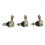 3 Pcs Tie Rod Ends 7540 7539 Ball Joint Kit for 9