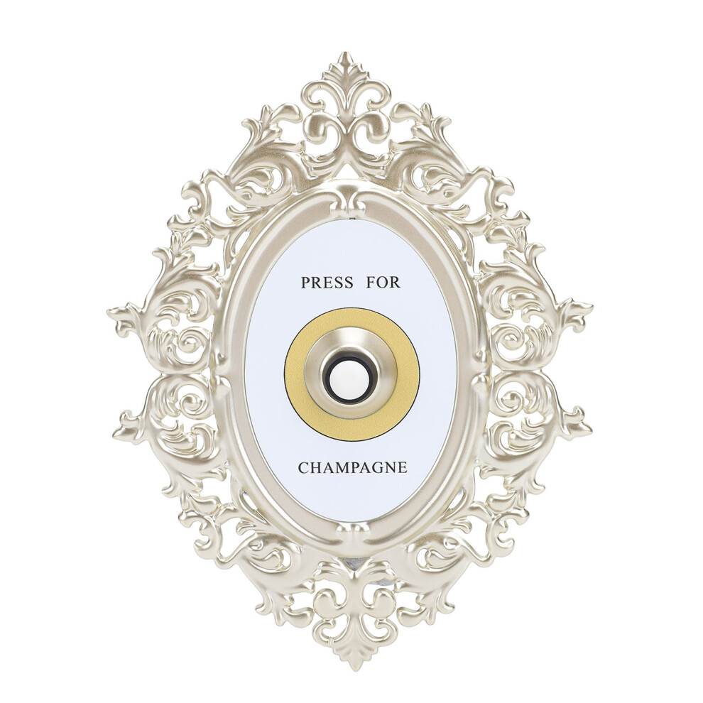 Press For Champagne Button Metal Decorative French 9121376287527