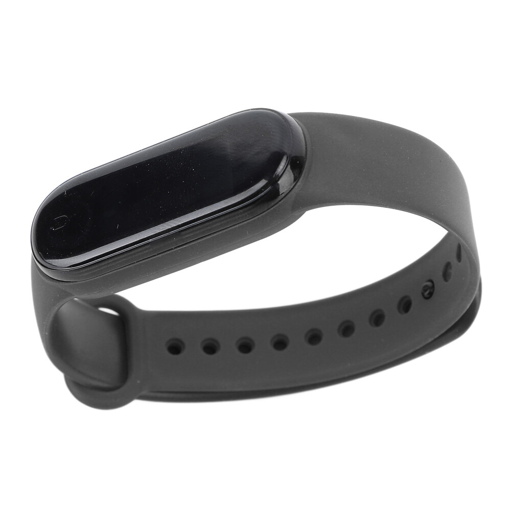 Smart Fitness Watch: Sleep Steps and Notifications IP67 Black