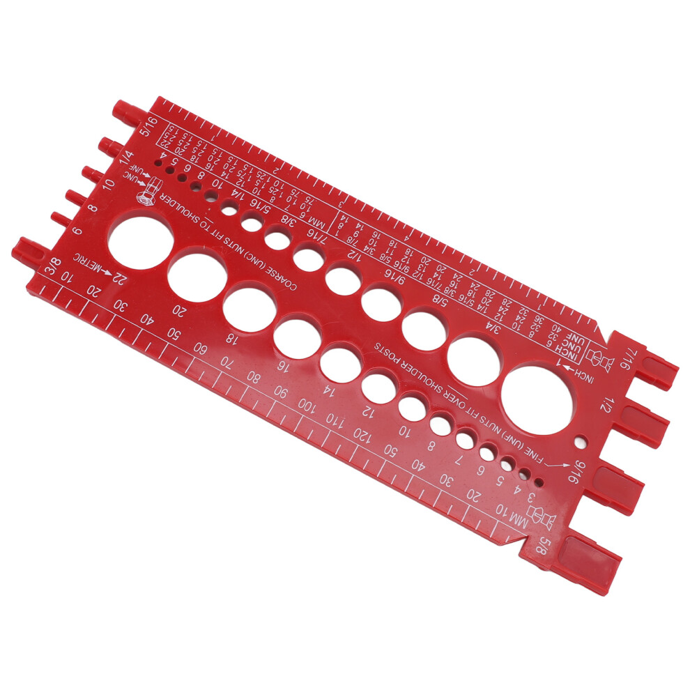 Compact Abs Nut Bolt Thread Gauge: Enhance Assembly Work Efficiency 8431337680931