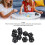 Lightweight 10PCS Black Polyhedral 20-Sided Dice for Endless Fun 3
