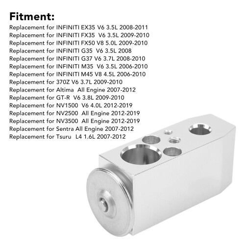 AC Expansion Valve for Sentra 2007-2012 3.5L Aluminum Replacement 2