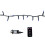 15.5m 600 LED Colour Changing Christmas String Lights in White to Blue 12