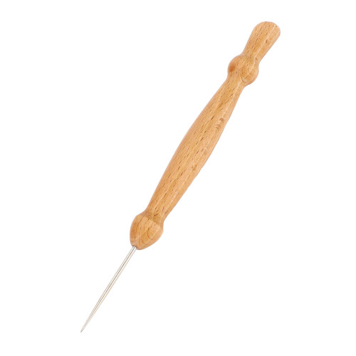 Sewing Awl Tool Wooden Handle Accuracy Tapered Tip 2