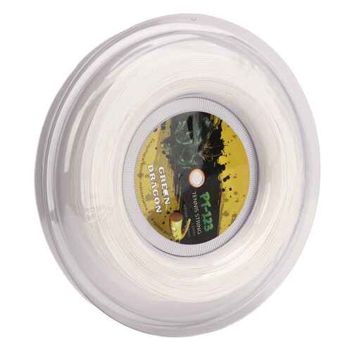 1.25mm Polyester Tennis Racket String 200M White Beat-Resistant