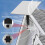 White Stainless Steel Double Windproof Satellite Mount for Starlink V2 5