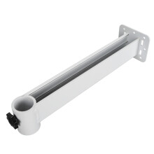 White Stainless Steel Double Windproof Satellite Mount for Starlink V2