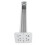 White Stainless Steel Double Windproof Satellite Mount for Starlink V2 12