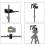 Multifunction DSLR Camera Mount Clip, Studio Clamp for Tripod, Desktop Mount, Fits Most DSLRs 2