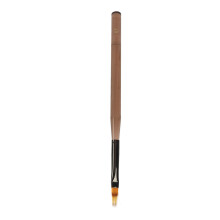 Nail Drawing Pen Nylon Flat Painting Nail Art Brush Brown Transparent