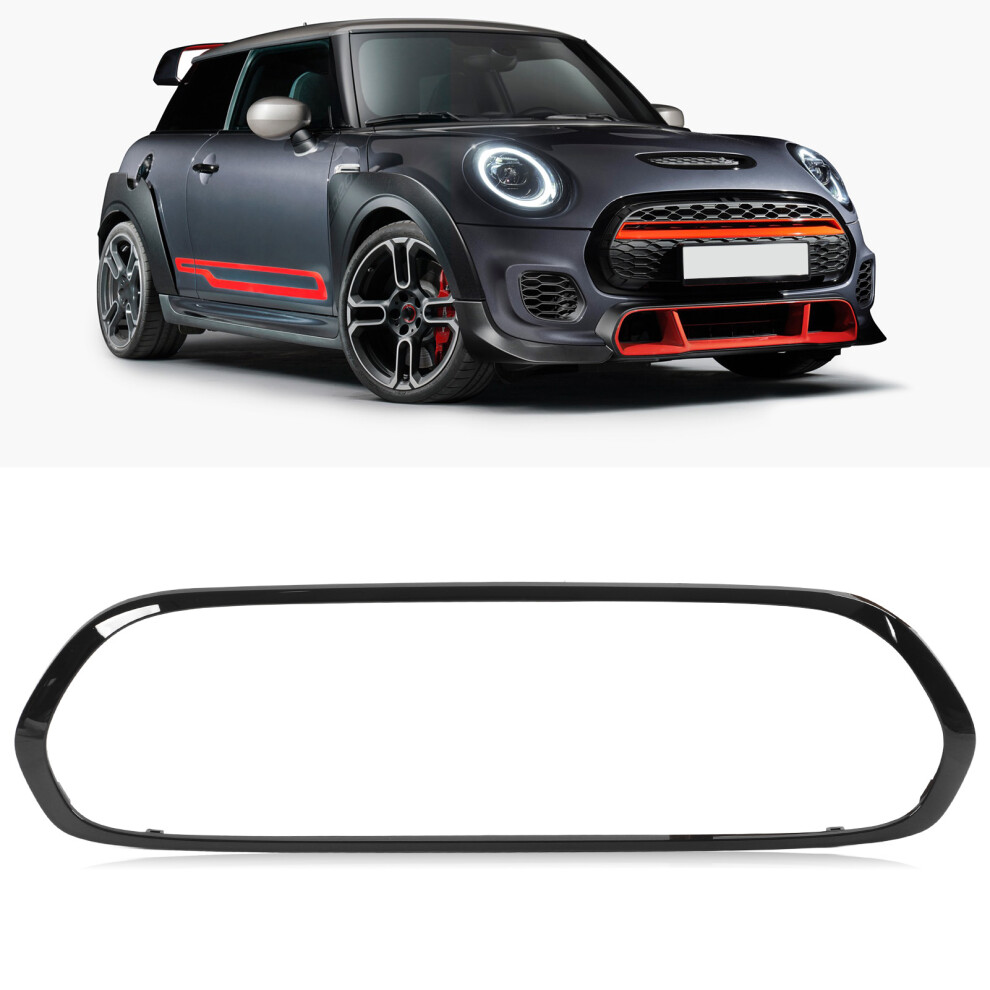 Mini F55 F56 F57 Gloss Grille Trim Black 7293282065659