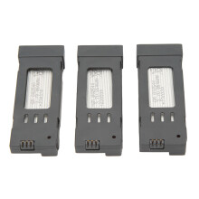 3 Stück RC-Flugzeug-Lithiumbatterie mit 3-in-1-Ladekabel für E58 L800 JY019 S168 RC-Flugzeug 850 mAh