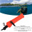 Diving SMB Surface Marker Buoy High Visibility Orange Leak-Proof 5