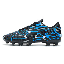 (723-C-Black, 36) Youth Boys Girls Sports Soccer Football Shoes Cleats High Quality Turf Lightweight Durable Traction Outdoor Training Non Slip
