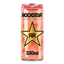 Rockstar Energy Drink Strawberry Lime Can 330ml (Pack of 24)